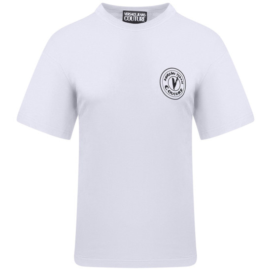 Versace Jeans Couture Λευκό T-shirt C Neck - VJ0AP78GAHE07CJ00E00
