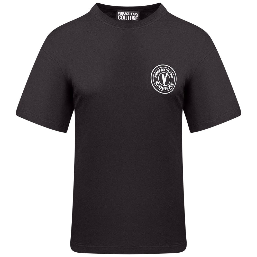Versace Jeans Couture Μαύρο T-shirt C Neck - VJ0AP78GAHE07CJ00E00