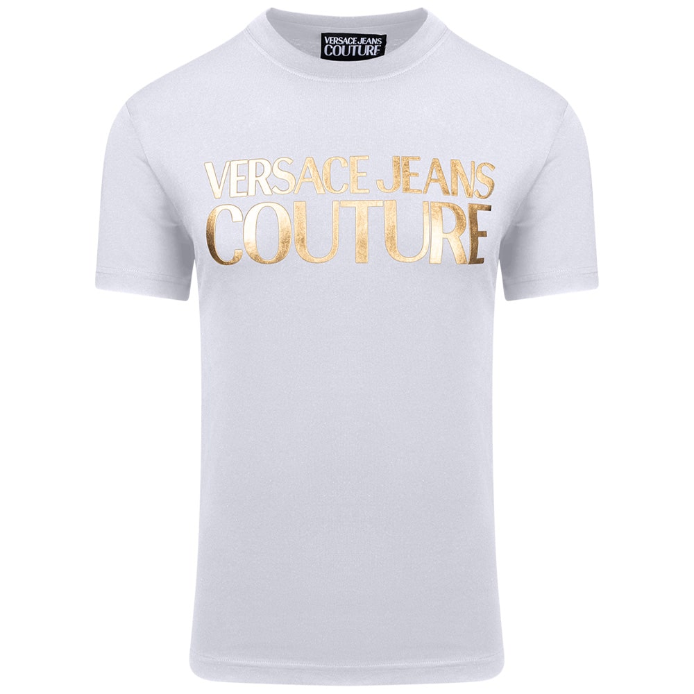 Versace Jeans Couture Λευκό T-shirt C Neck - VJ0AP78GAHT05CJ00T00