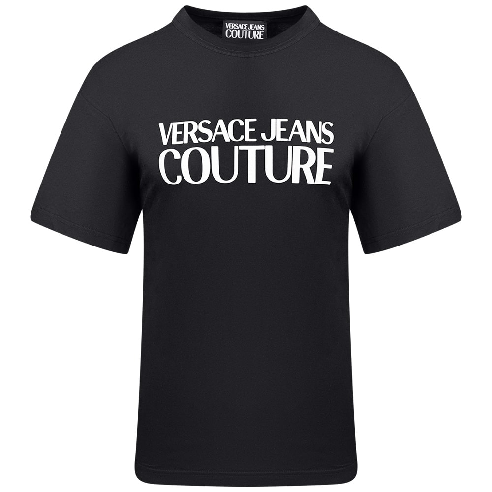 Versace Jeans Couture Μαύρο T-Shirt C Neck - VJ0AP79GAHE05CJ00E00