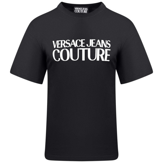 Versace Jeans Couture Μαύρο T-Shirt C Neck - VJ0AP79GAHE05CJ00E00