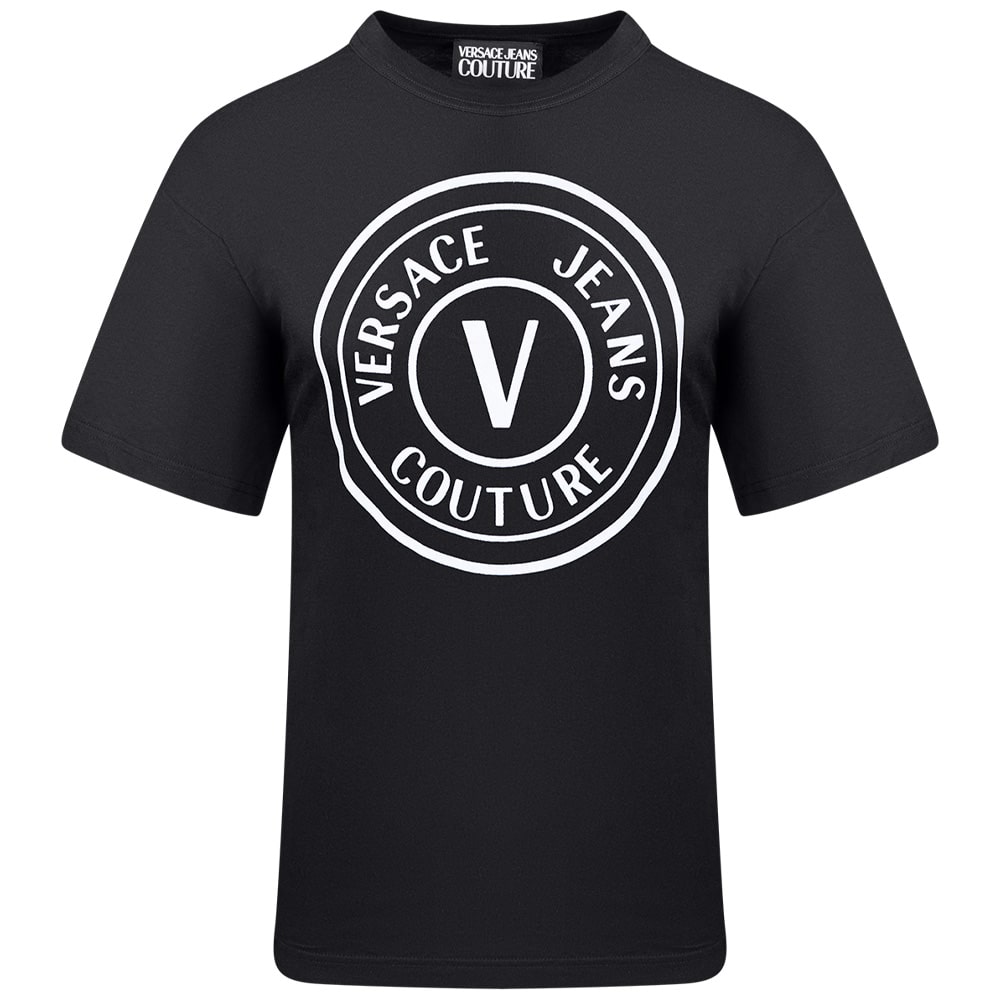 Versace Jeans Couture Μαύρο T-shirt C Neck - VJ0AP79GAHE06CJ00E00