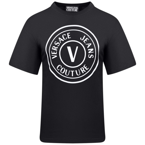 Versace Jeans Couture Μαύρο T-shirt C Neck - VJ0AP79GAHE06CJ00E00