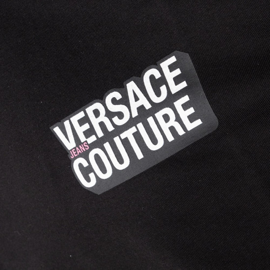 Versace Jeans Couture Μαύρο T-Shirt C Neck - VJ0AP79GAHP10CJ01P00
