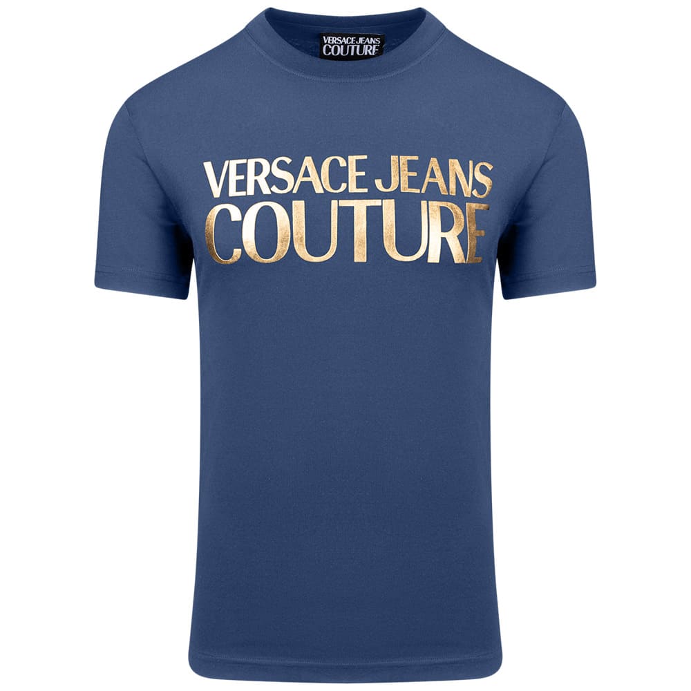 Versace Jeans Couture Μπλε T-shirt C Neck  - VJ0AP80GAHT00CJ00T00
