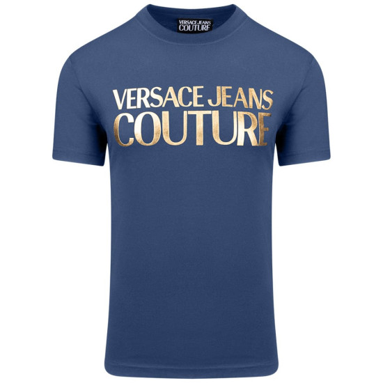 Versace Jeans Couture Μπλε T-shirt C Neck  - VJ0AP80GAHT00CJ00T00