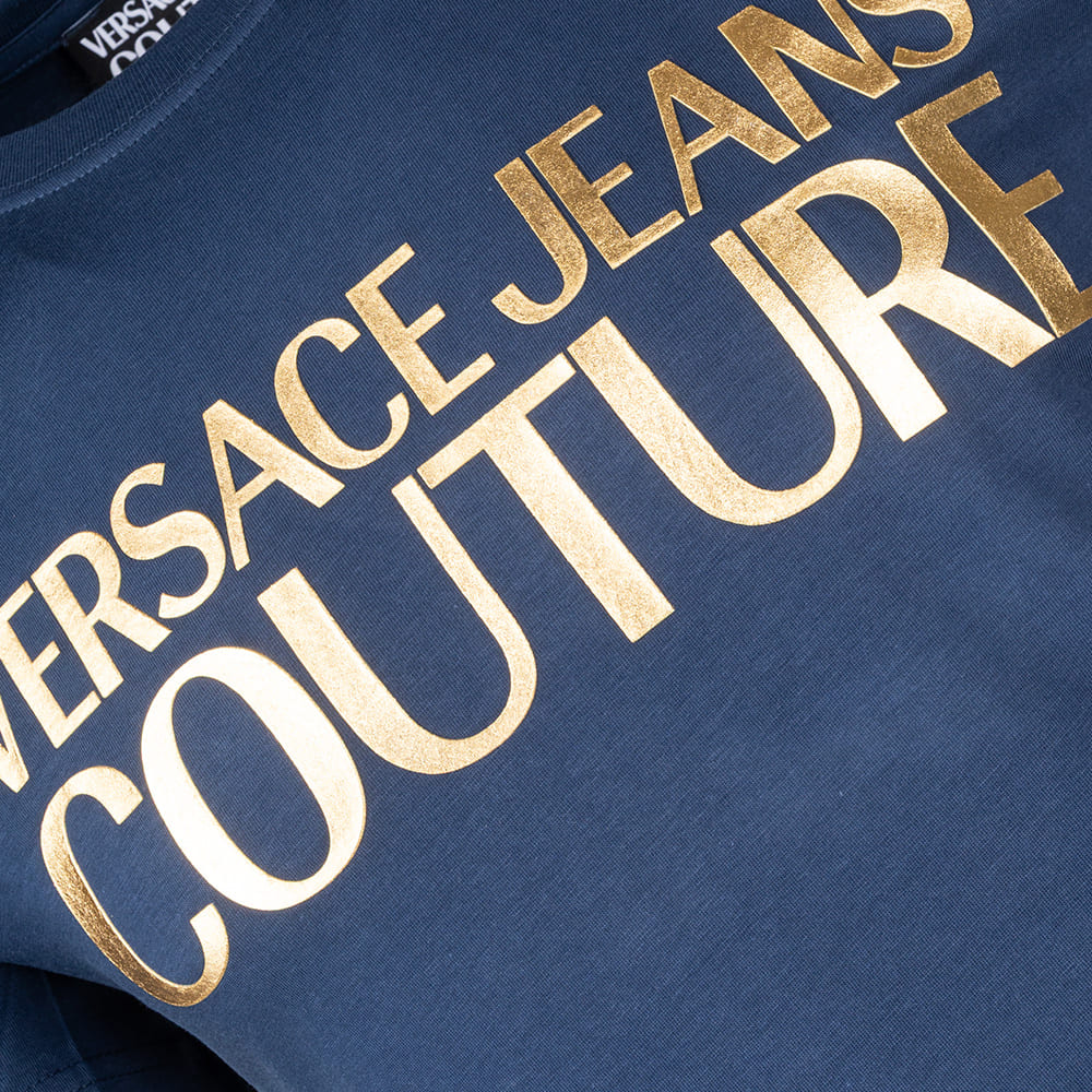 Versace Jeans Couture Μπλε T-shirt C Neck  - VJ0AP80GAHT00CJ00T00