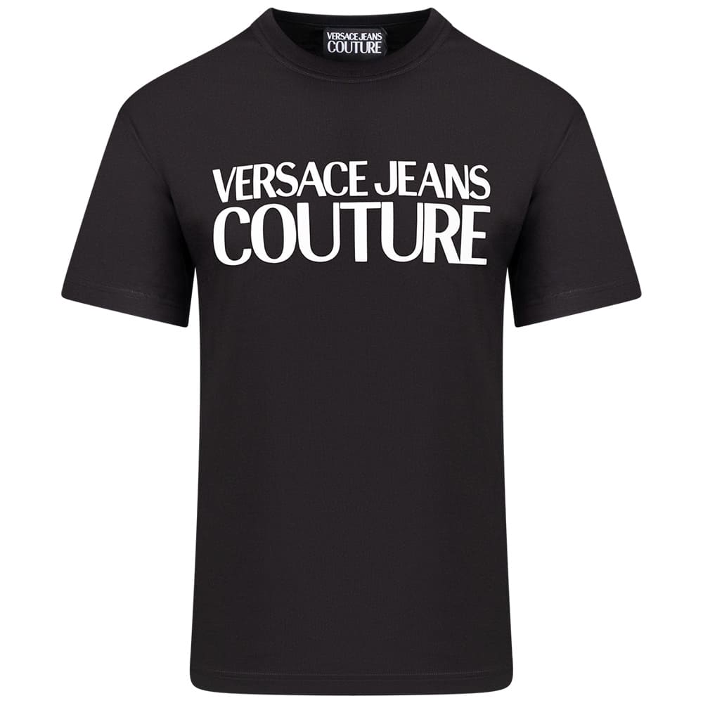 Versace Jeans Couture Μαύρο T-shirt C Neck - VJ0AP80GAHT01CJ00T00