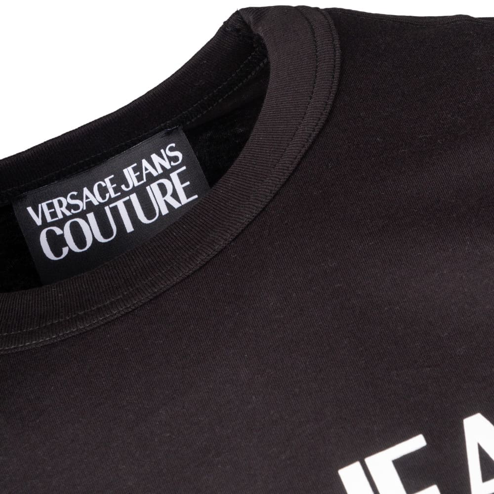 Versace Jeans Couture Μαύρο T-shirt C Neck - VJ0AP80GAHT01CJ00T00