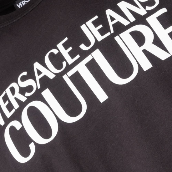 Versace Jeans Couture Μαύρο T-shirt C Neck - VJ0AP80GAHT01CJ00T00