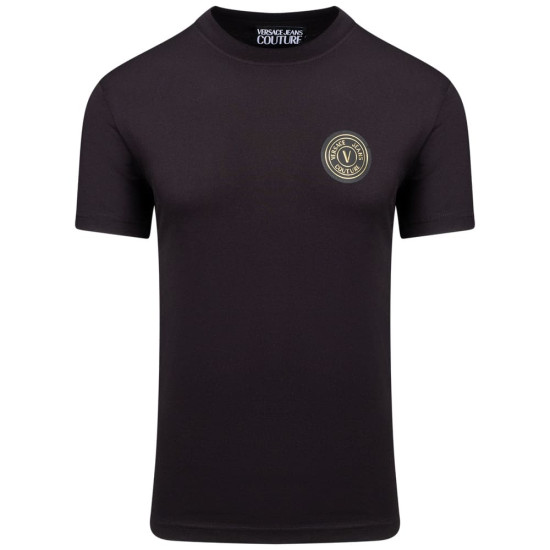 Versace Jeans Couture Μαύρο T-shirt C Neck - VJ0AP80GAHT03CJ00T00
