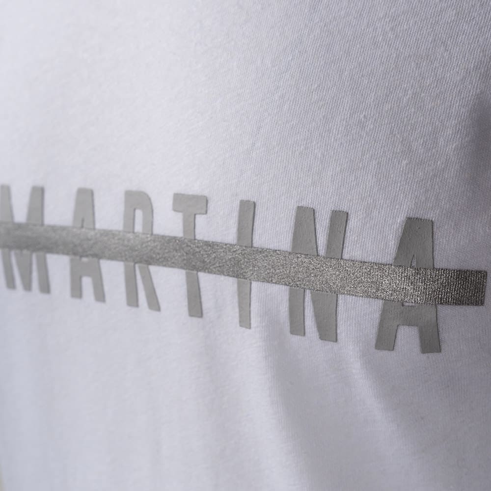 La Martina Λευκό T-shirt C Neck - 3LMVMR302