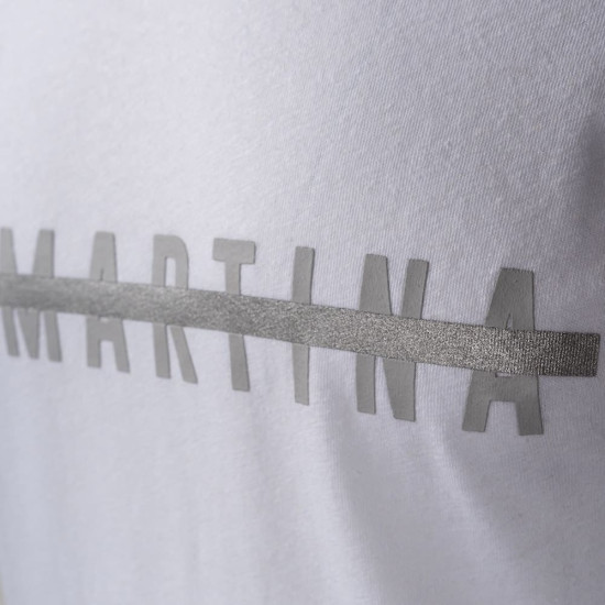 La Martina Λευκό T-shirt C Neck - 3LMVMR302