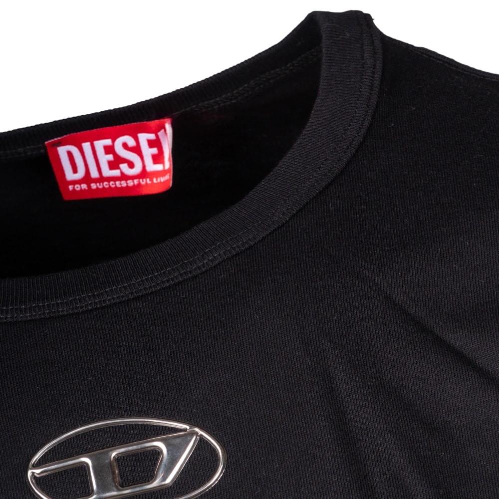 Diesel Μαύρο T-shirt C Neck - W25A178800CLBR