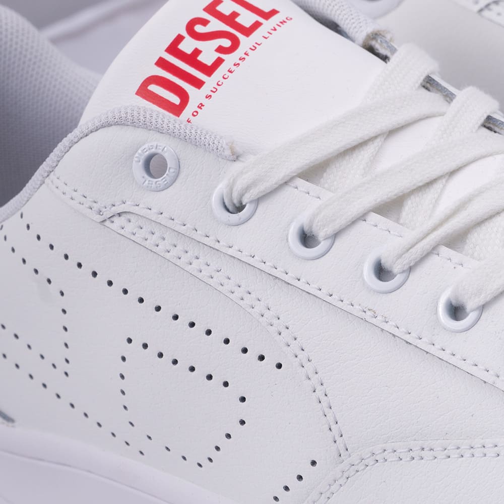 Diesel Λευκά Sneakers 100% Leather - W25Y03595P0476