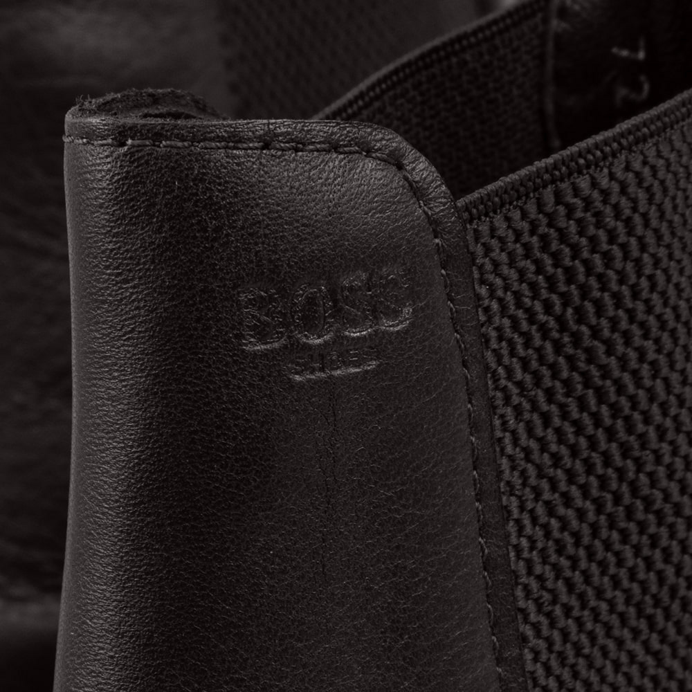 Boss Μαύρα Chelsea Boots 100% Leather - X7255 
