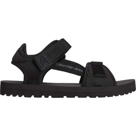 Calvin Klein Μαύρα Σανδάλια Triple Black - YM0YM00353 