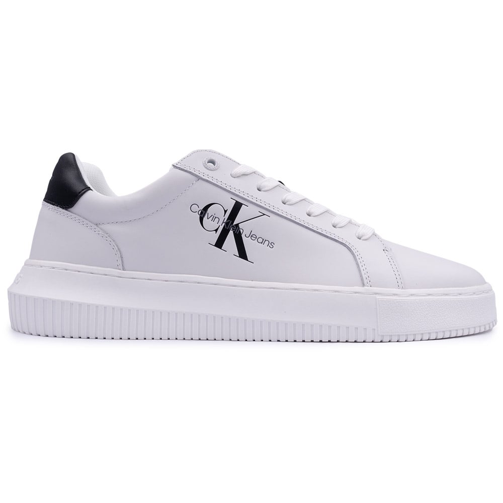 Calvin Klein Λευκά Sneakers 100% Leather - YM0YM00681
