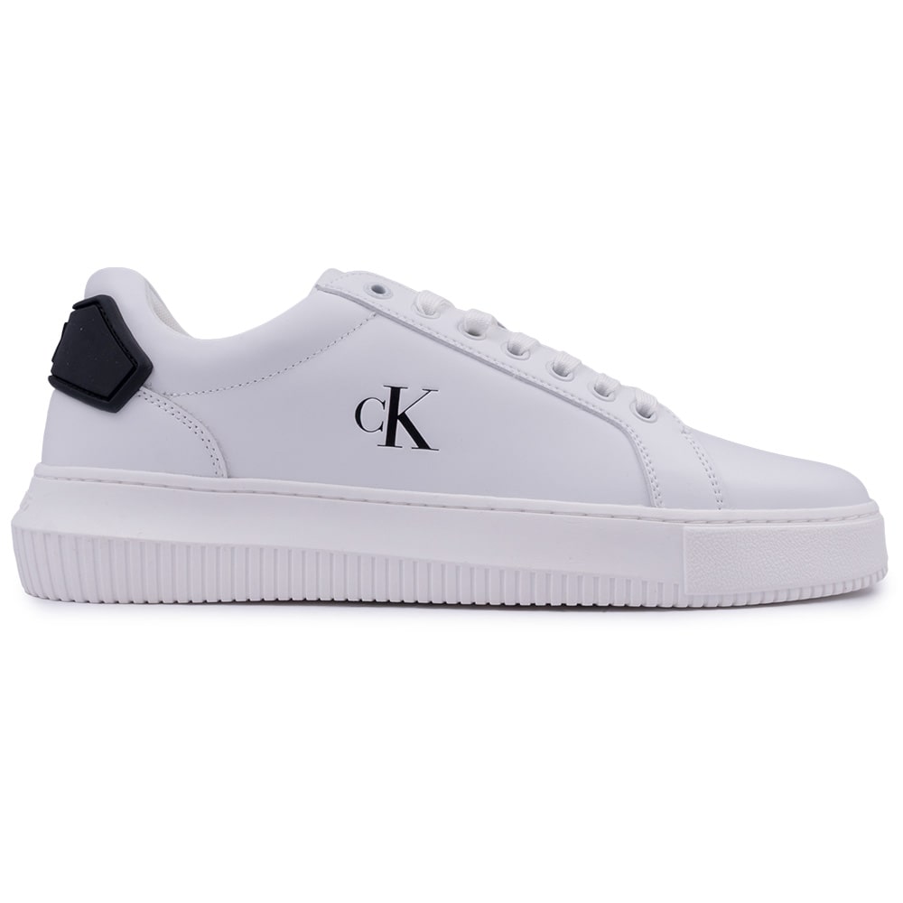 Calvin Klein Λευκά Sneakers 100% Leather - YM0YM01296