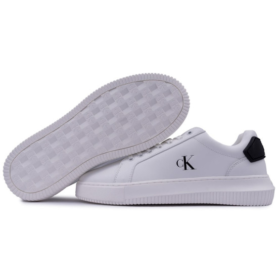 Calvin Klein Λευκά Sneakers 100% Leather - YM0YM01296