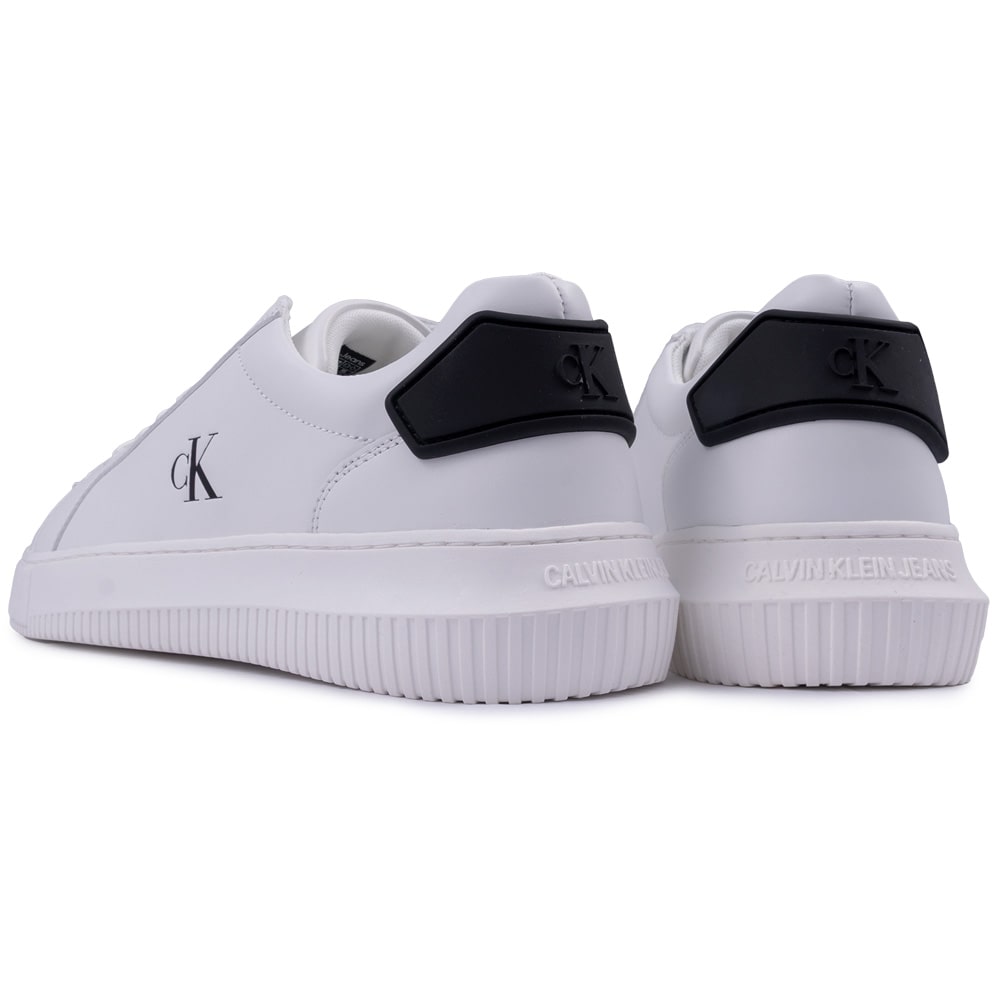 Calvin Klein Λευκά Sneakers 100% Leather - YM0YM01296