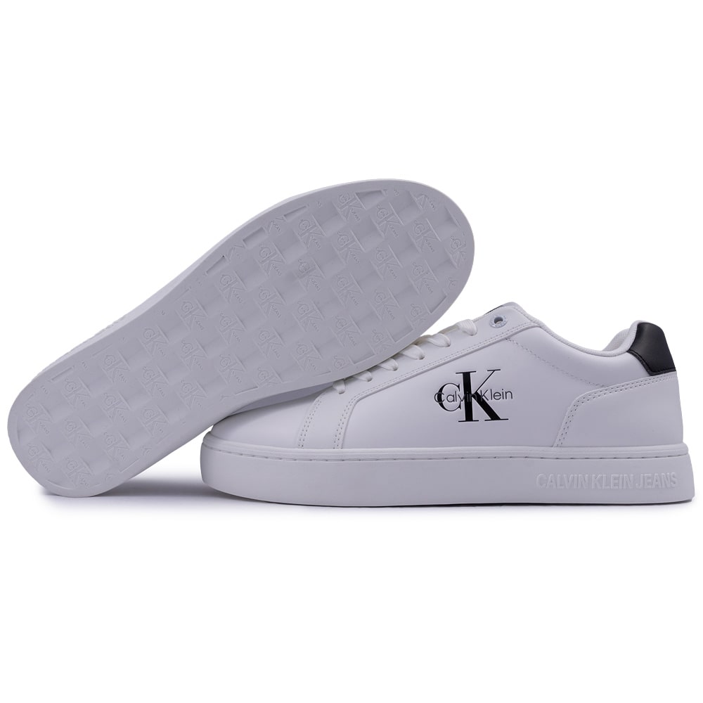 Calvin Klein Λευκά Sneakers 100% Leather - YM0YM01369