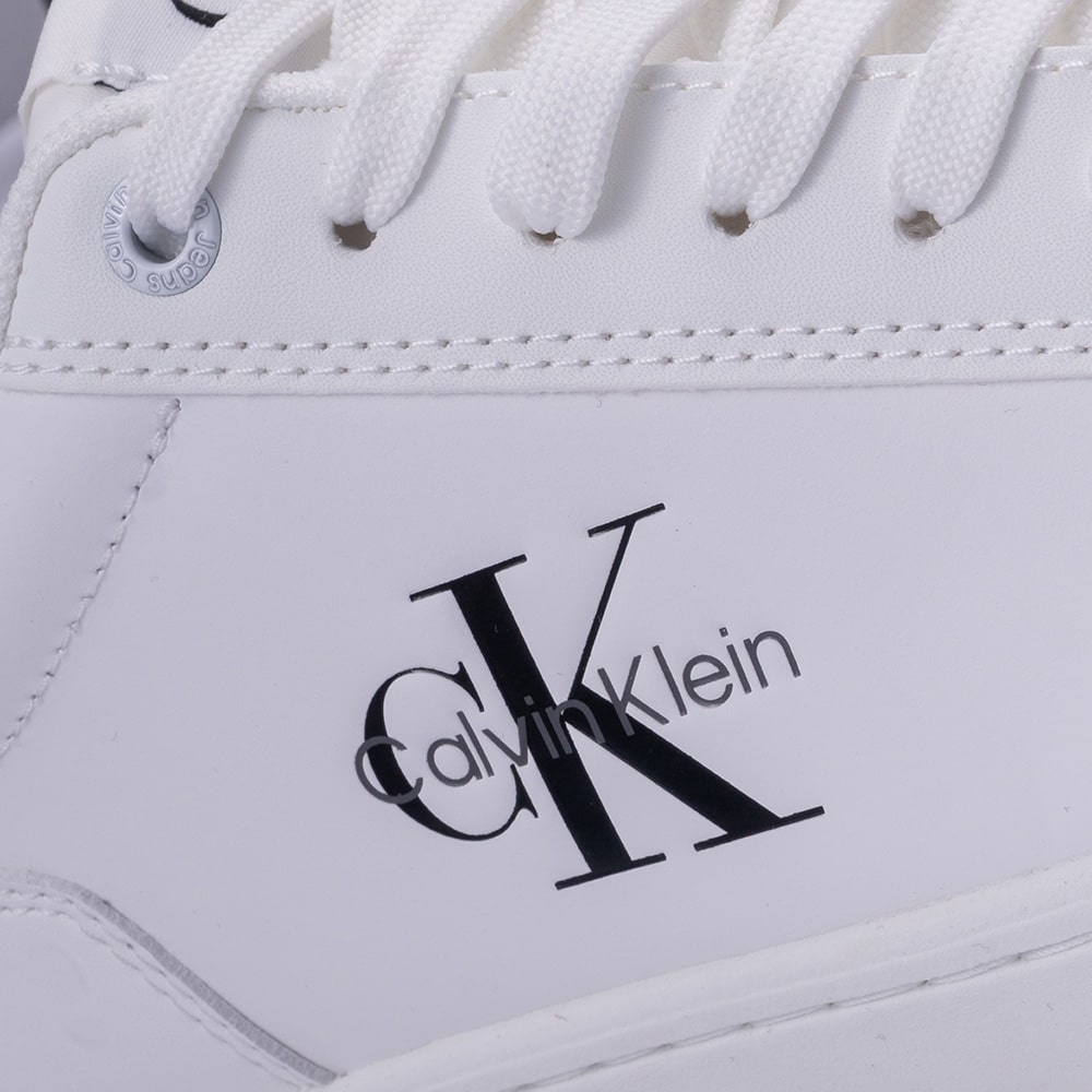Calvin Klein Λευκά Sneakers 100% Leather - YM0YM01369