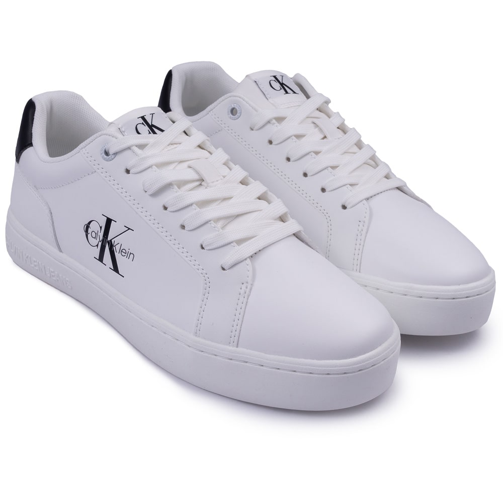 Calvin Klein Λευκά Sneakers 100% Leather - YM0YM01369