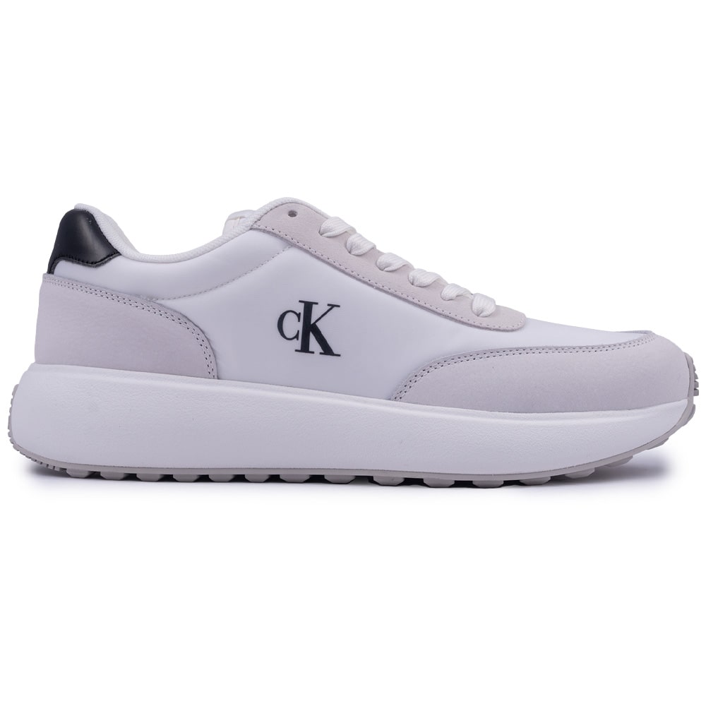 Calvin Klein Λευκά Sneakers 100% Leather - YM0YM01370