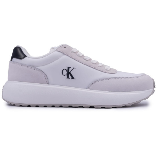 Calvin Klein Λευκά Sneakers 100% Leather - YM0YM01370