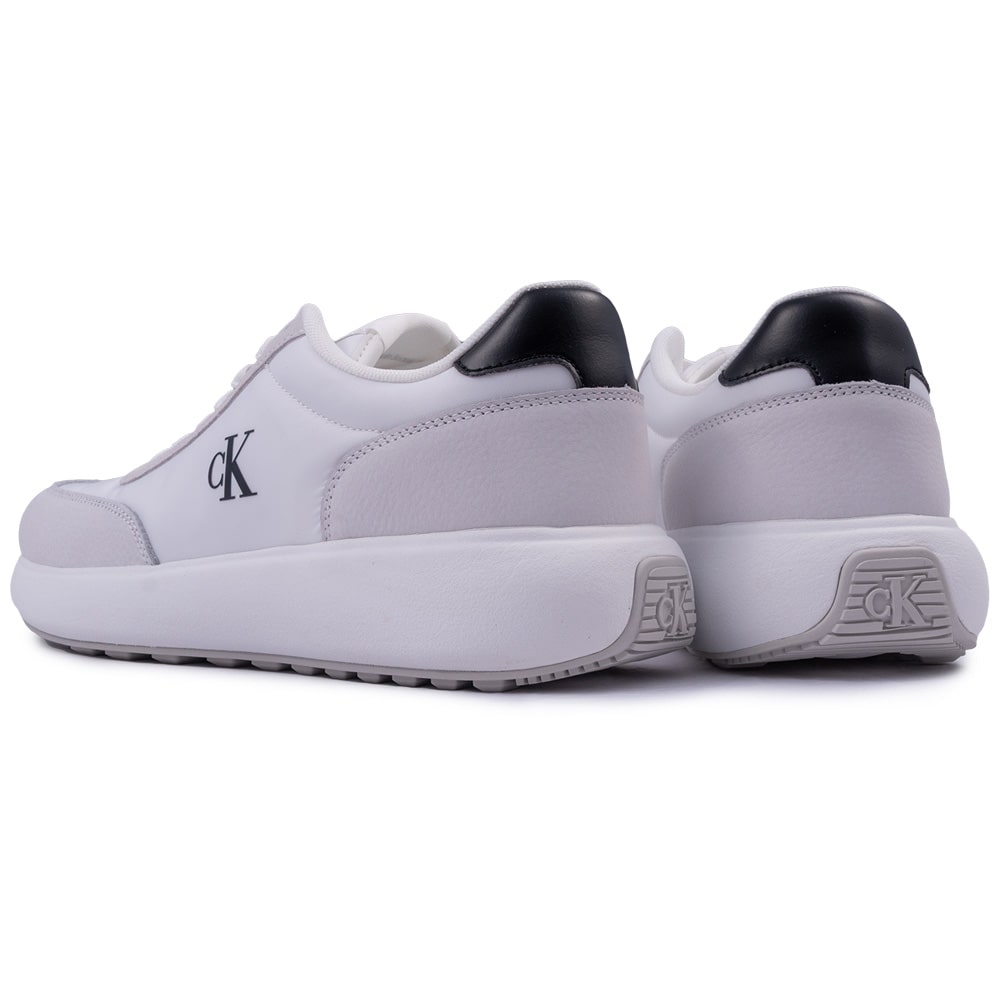 Calvin Klein Λευκά Sneakers 100% Leather - YM0YM01370