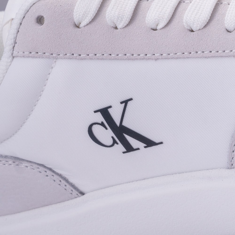 Calvin Klein Λευκά Sneakers 100% Leather - YM0YM01370