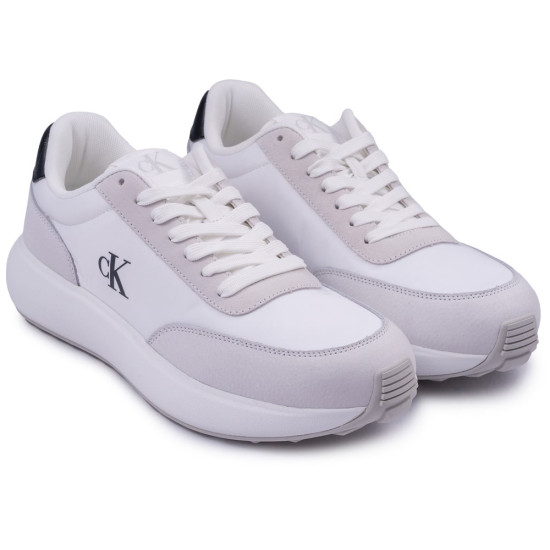 Calvin Klein Λευκά Sneakers 100% Leather - YM0YM01370