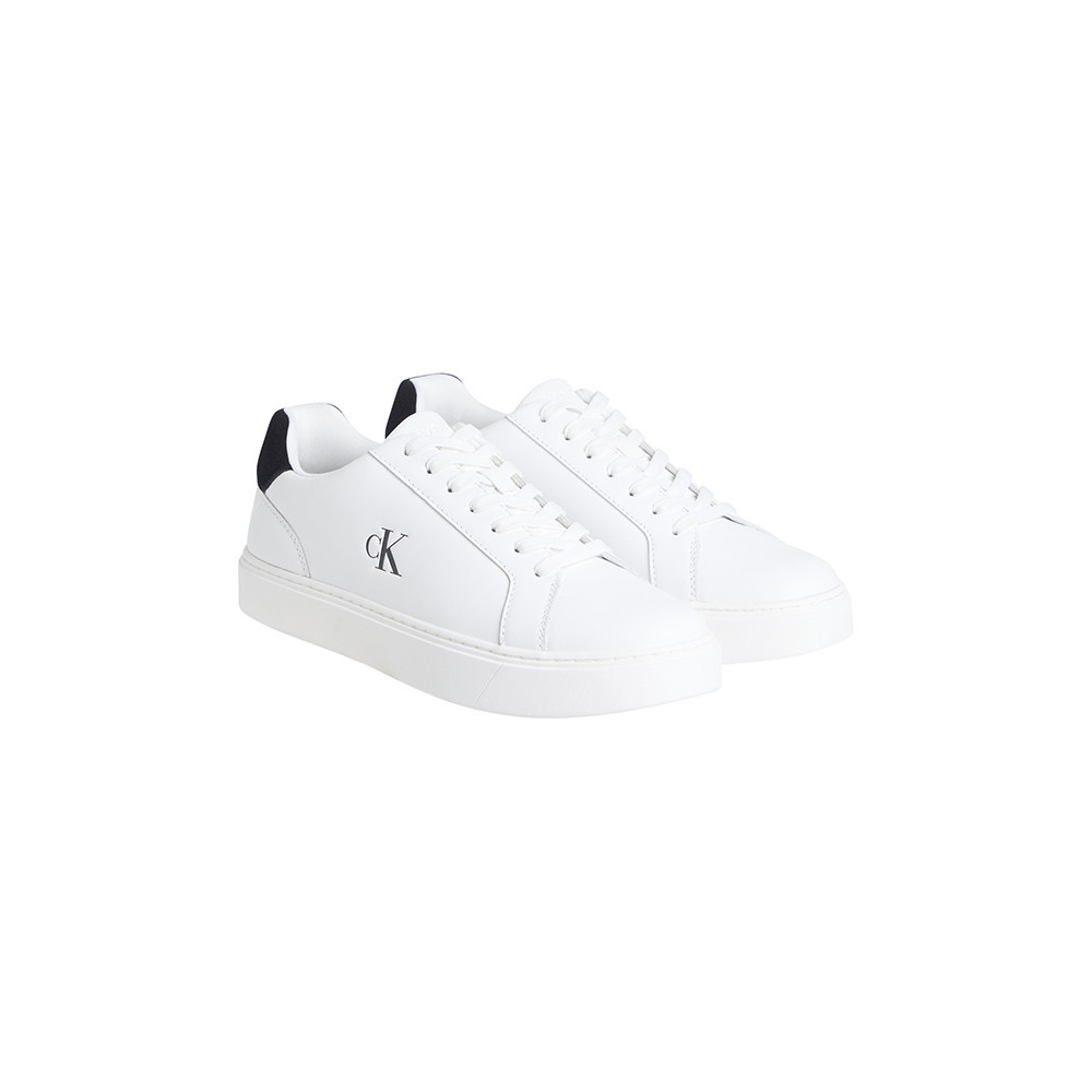 Calvin Klein Λευκά Sneakers 100% Leather - YM0YM01435