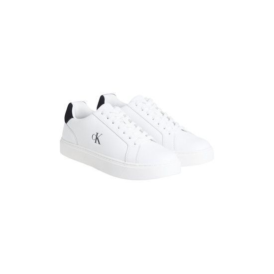 Calvin Klein Λευκά Sneakers 100% Leather - YM0YM01435