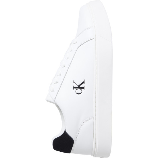 Calvin Klein Λευκά Sneakers 100% Leather - YM0YM01435