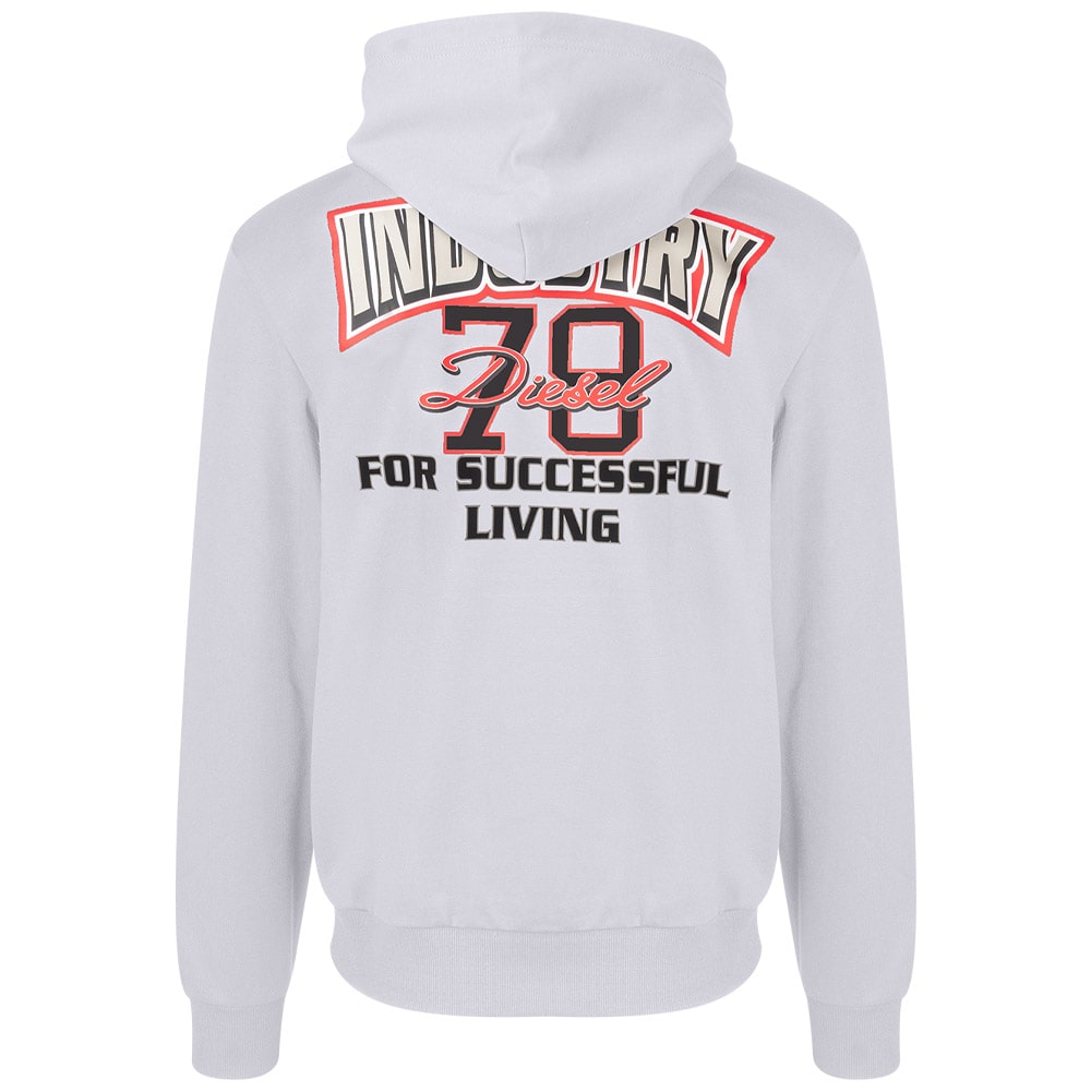 Diesel Λευκό Hoodie S-GINN - A110650HAYT