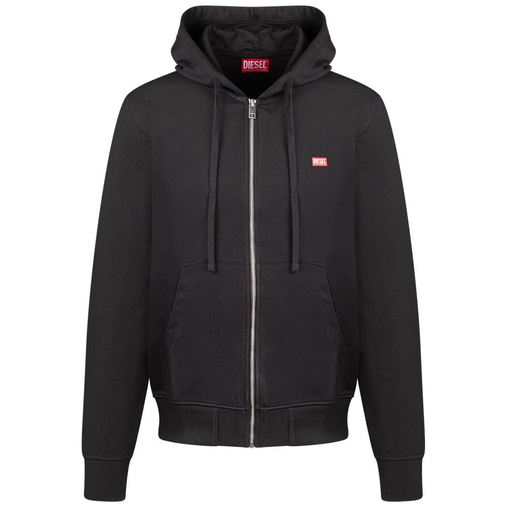 Diesel Μαύρη Ζακέτα Hoodie - A14833 0HAYT