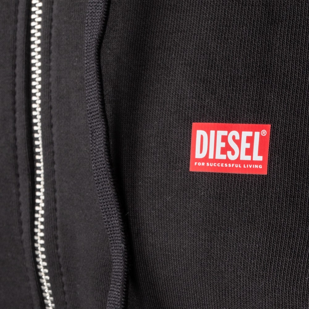 Diesel Μαύρη Ζακέτα Hoodie - A14833 0HAYT