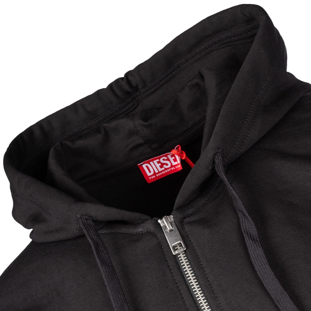 Diesel Μαύρη Ζακέτα Hoodie - A14833 0HAYT