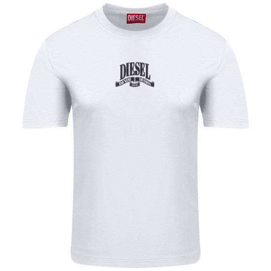Diesel Λευκό T-shirt C Neck - A15020 0GRAI