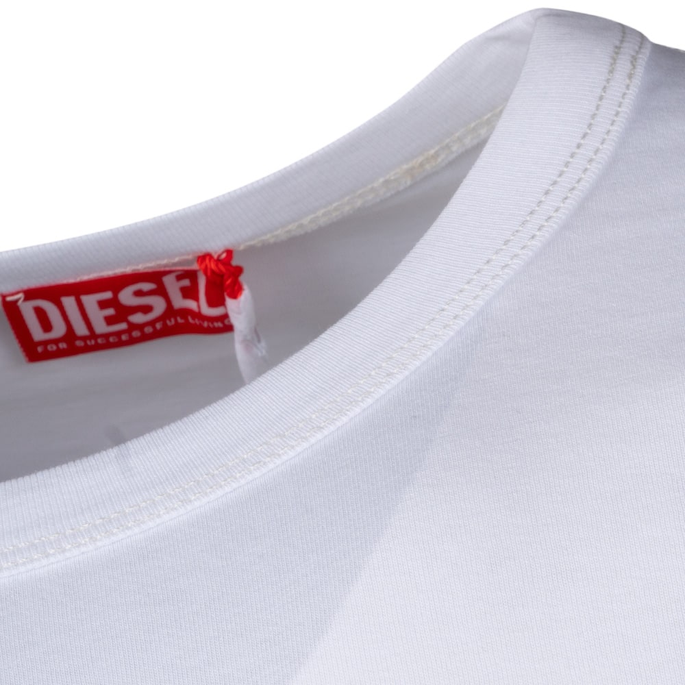Diesel Λευκό T-shirt C Neck - A15020 0GRAI