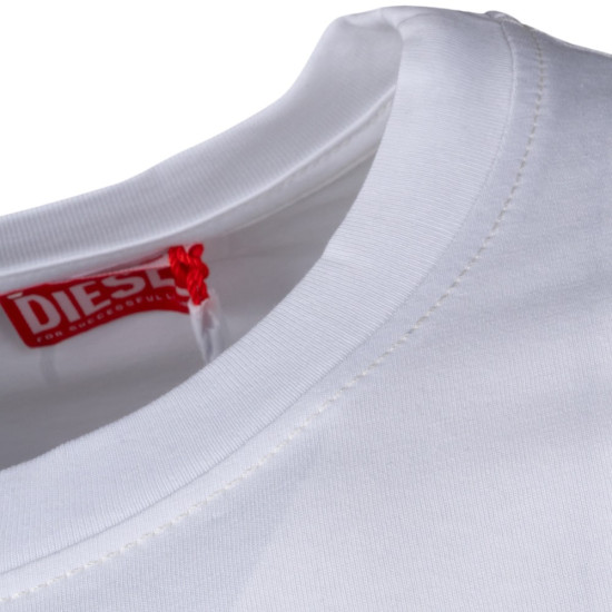 Diesel Λευκό T-shirt C Neck - A15161 0GRAI