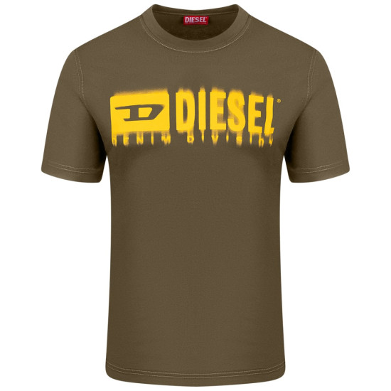 Diesel Λαδί T-shirt C Neck - A153980GRAI