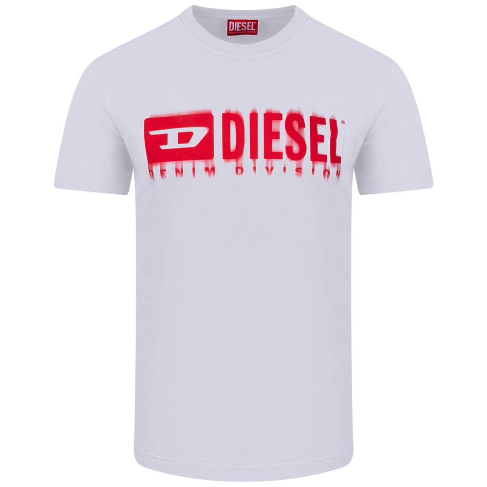 Diesel Λευκό T-shirt C Neck - A153980GRAI