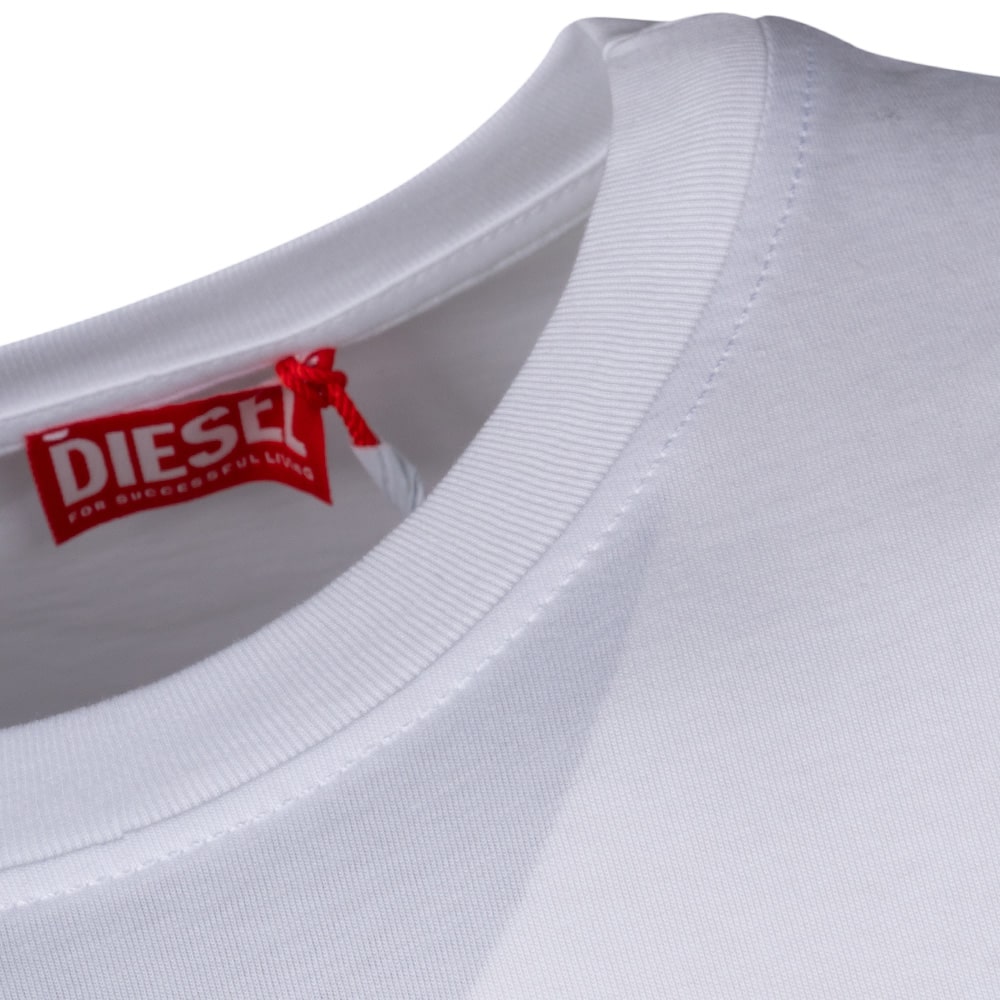 Diesel Λευκό T-shirt C Neck - A153980GRAI