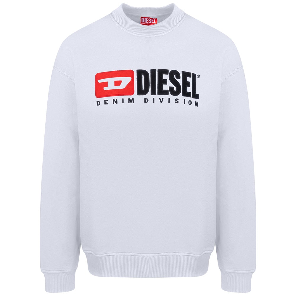 Diesel Λευκό Φούτερ C Neck - A15753 0GEAD