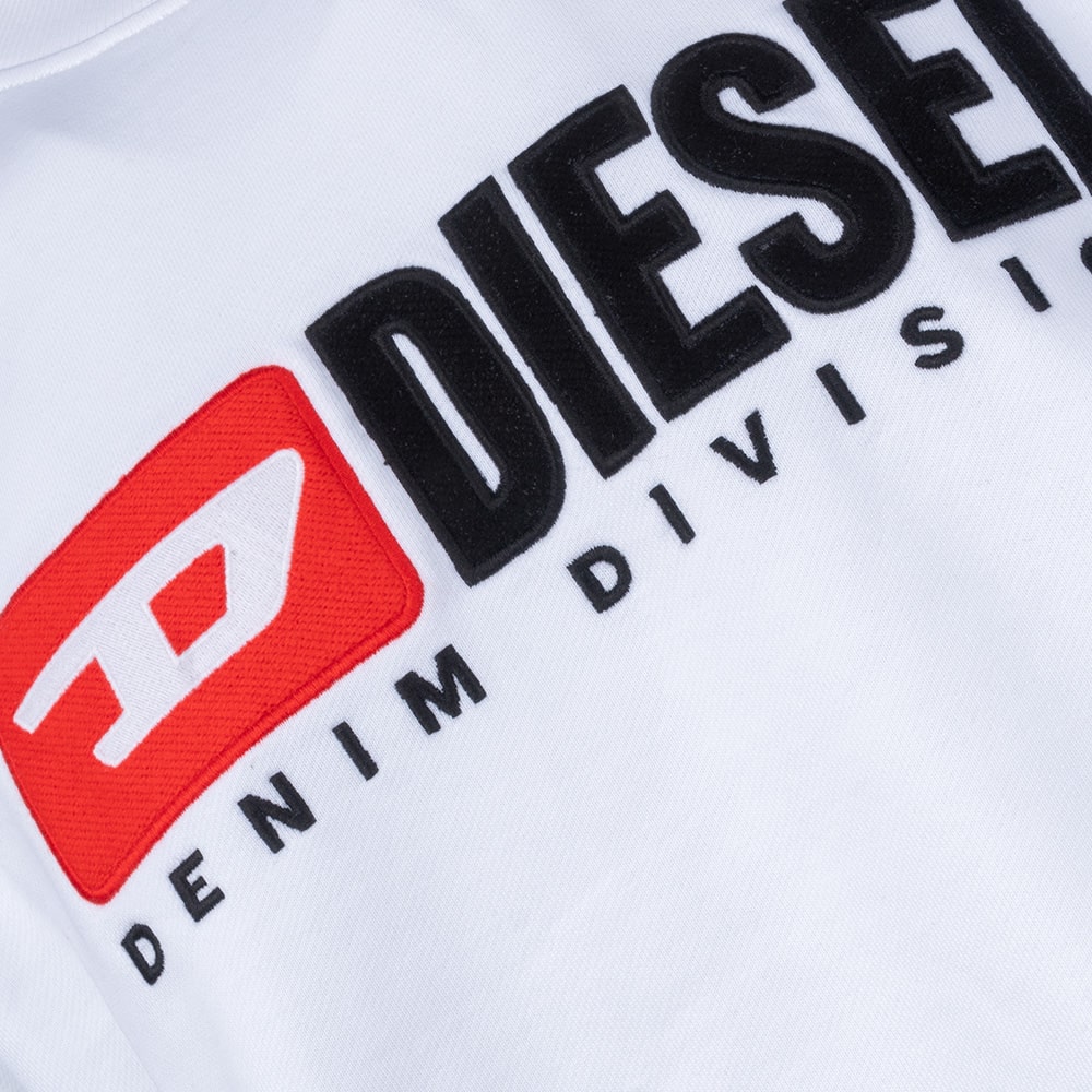 Diesel Λευκό Φούτερ C Neck - A15753 0GEAD