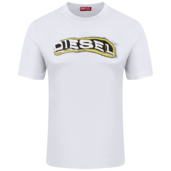 Diesel Λευκό T-shirt C Neck - A163970GRAI