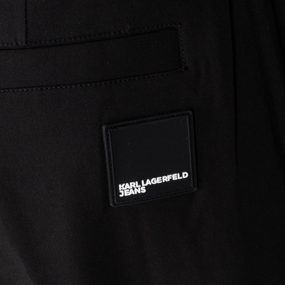 Karl Lagerfeld Μαύρο Παντελόνι - A1M10055